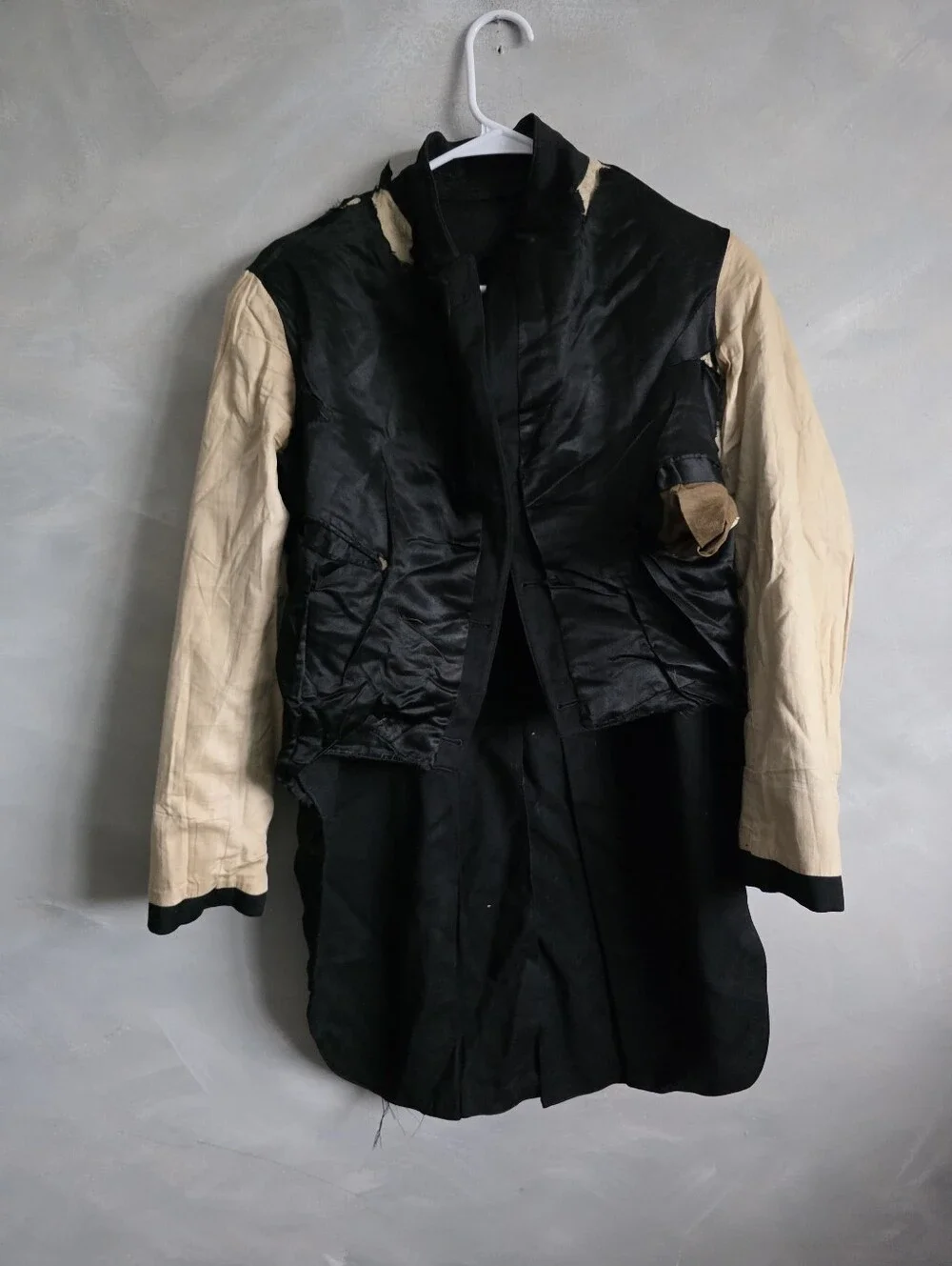 Vintage Fraternity Signed Military Comme Des Garcons Style Black Jacket